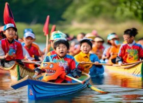 儿童龙舟赛（幼儿园大班教案-划龙舟）