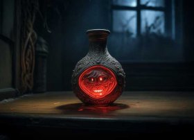 瓶子里的魔鬼儿童故事、胆瓶里的魔鬼