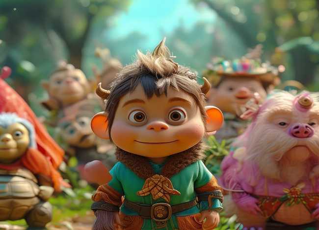 西游记故事儿童版音频；米小圈快乐西游记人物