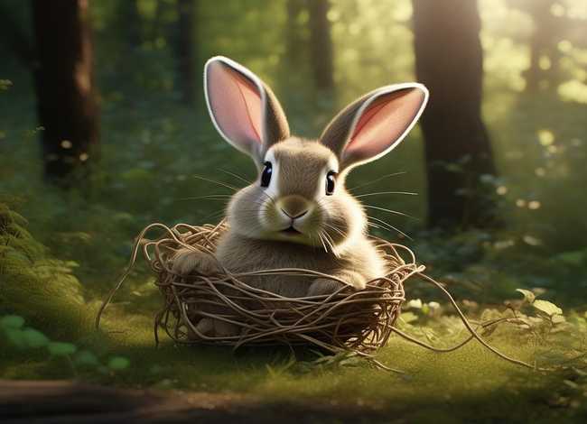 狼和兔子寓言故事 - 兔子的脚的故事,寓言故事《兔子的脚》