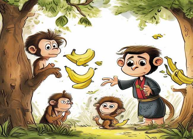 朝三暮四故事、朝三暮四的故事及寓意