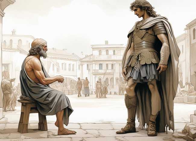 亚历山大与第欧根尼的故事 - 为什么亚历山大说如果我不是亚历山大,我就会是第欧根尼 亚历山大与第欧根尼的故事 - 为什么亚历山大说如果我不是亚历山大,我就会是第欧根尼