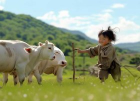王二小放牛ppt（王二小怎么画）