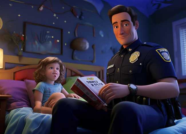 警察的故事儿童睡前故事 - 哄小朋友睡前童话故事