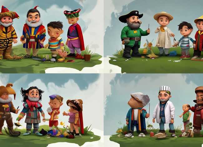 儿童故事十个爸爸（来俩小故事）