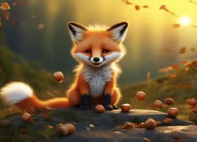 小不点儿故事告诉我们什么道理（睡前童话故事-贪吃的小狐狸）