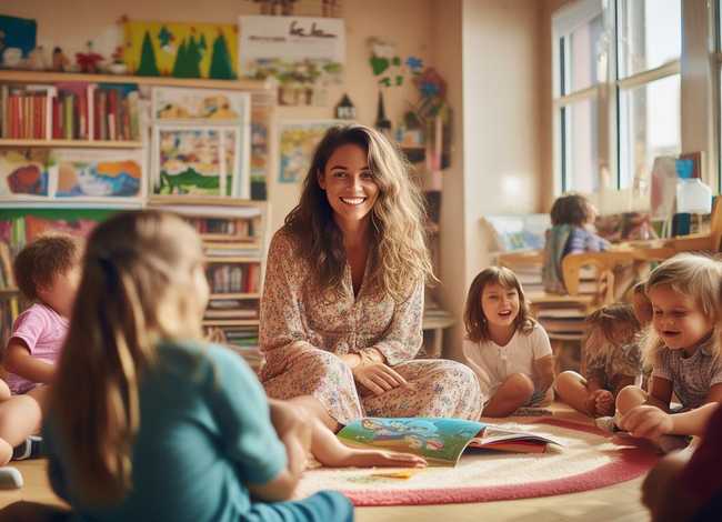 我知道幼儿故事图片（幼儿园生活老师）