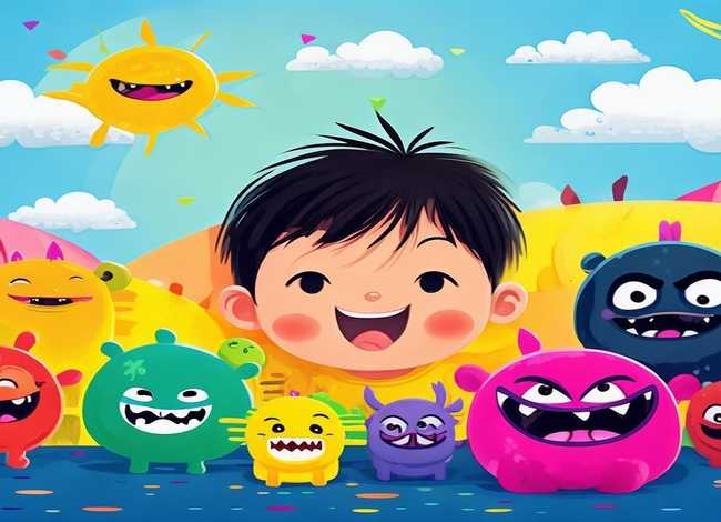 快乐的我绘本故事 中文绘本分享《我得情绪小怪兽》