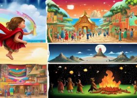 各种语言的儿童故事 - 儿童故事文字版(5篇)