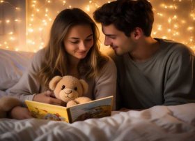 儿童睡前故事我爱你；有没有哄男朋友睡觉的睡前小故事