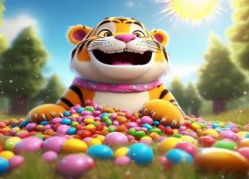 儿童老虎吃糖的故事 故事 爱吃糖的老虎