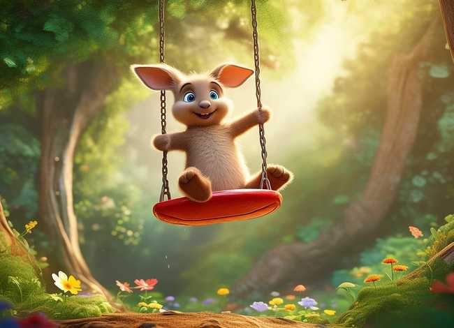 儿童故事小袋鼠的故事;幼儿故事小袋鼠荡秋千 儿童故事小袋鼠的故事;幼儿故事小袋鼠荡秋千