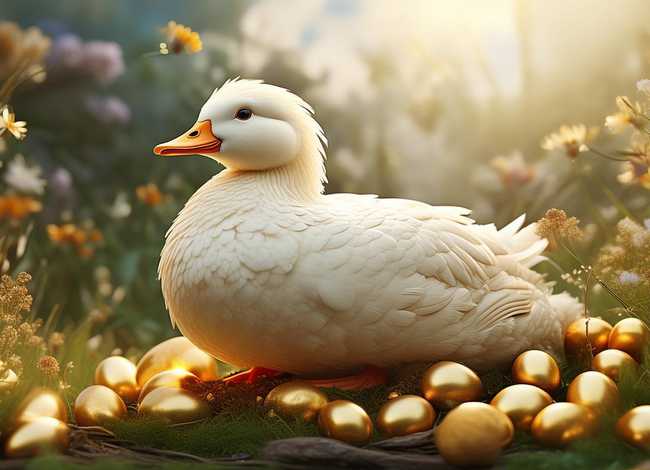 儿童故事鹅下蛋 - 下金蛋的鹅 复述这个故事 儿童故事鹅下蛋 - 下金蛋的鹅 复述这个故事