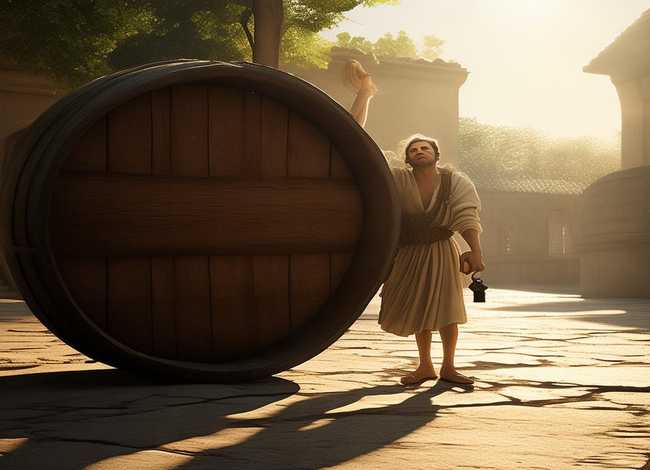 第欧根尼与木桶的故事 - 请问-“请不要挡住阳光-“是谁的故事