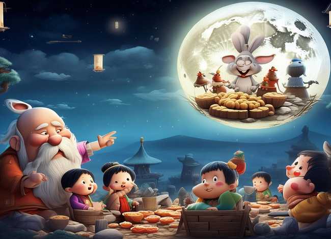 中国儿童神话（有关月亮的儿童故事）