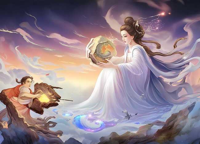 动漫地藏王菩萨的故事 女娲补天的故事a