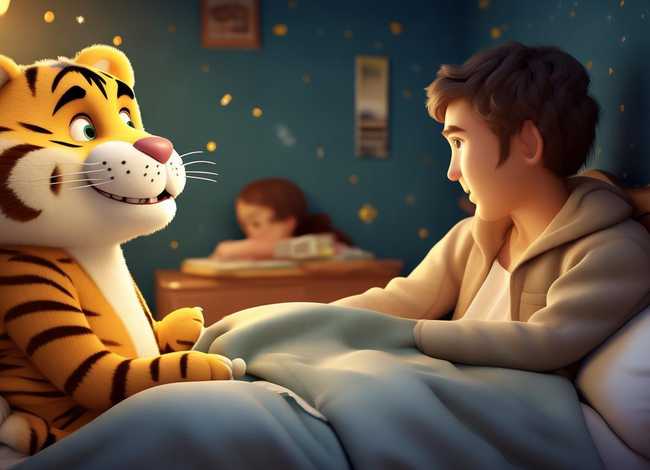 瘪嘴的老虎儿童睡前故事、睡前故事哄男朋友