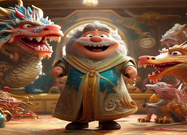 叶公好龙故事的视频；看动画轻松学成语,经典成语故事-叶公好龙