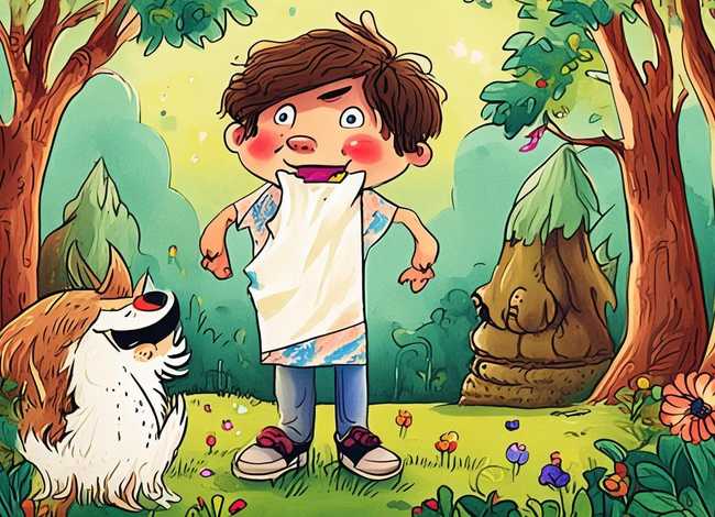 儿童故事手工绘本图片 - 说谎故事《狼来啦》儿童故事绘本分享