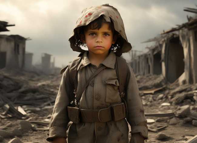 战争中儿童真实的故事；战争中少儿英雄故事