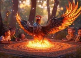 凤凰的秘密儿童故事，五个孩子和凤凰与魔毯内容简介