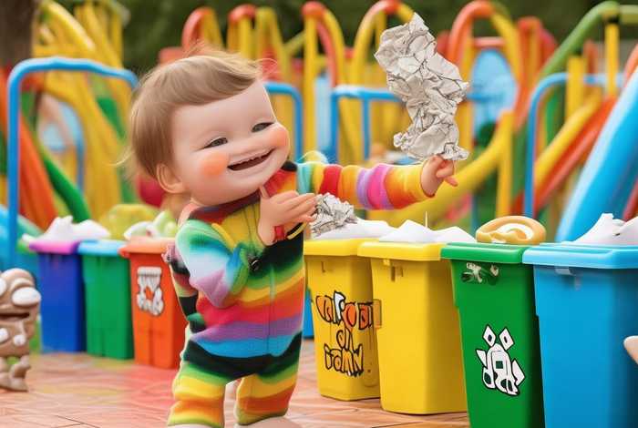 儿童故事垃圾要扔垃圾桶里 儿童垃圾分类故事垃圾桶