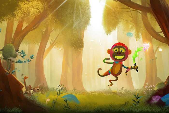 儿童故事猴子精、猴子精的故事