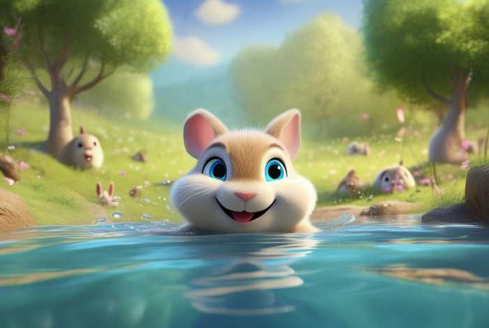 儿童故事合集兔子游泳（小兔子学游泳的故事寓意）