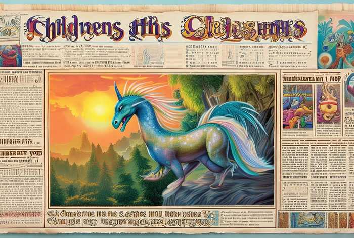 儿童神话故事小报；神话故事小报简单又漂亮