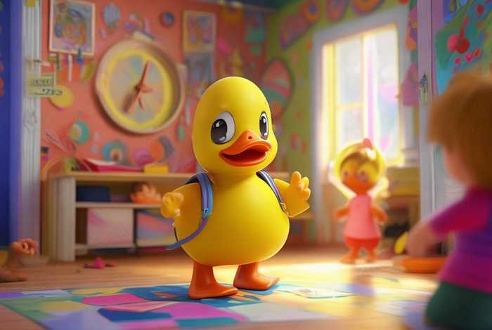 儿童故事小黄鸭上学校，小黄鸭的故事幼儿园