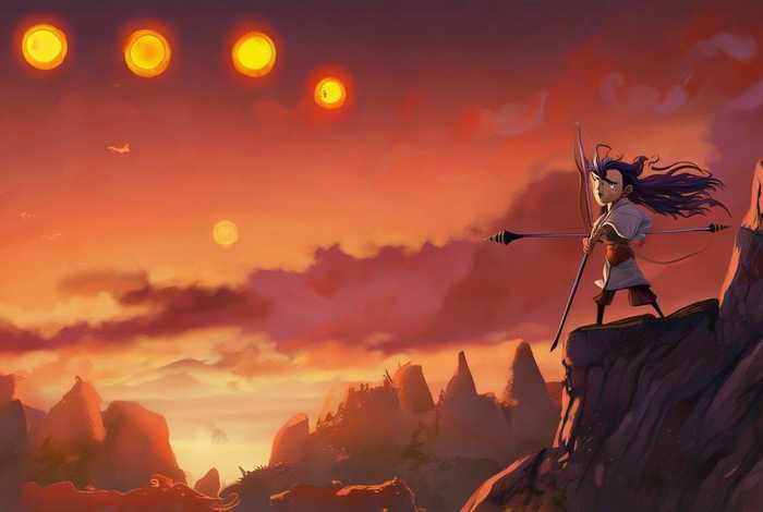 儿童睡前故事羿射九日（羿射九日 睡前故事）