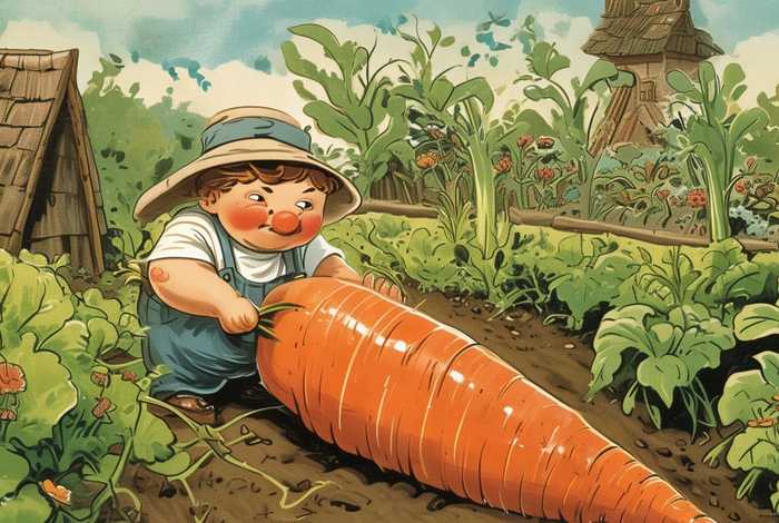 儿童故事拔萝卜英文版,拔萝卜童话故事英文版 儿童故事拔萝卜英文版,拔萝卜童话故事英文版