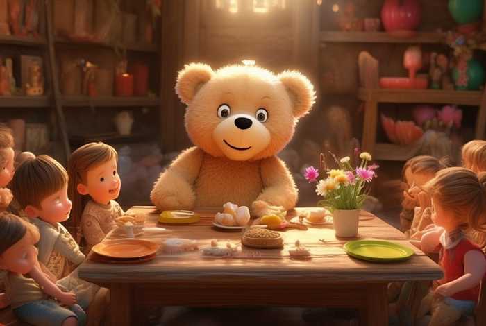 儿童睡前故事小熊请客，幼儿睡前故事小熊请客