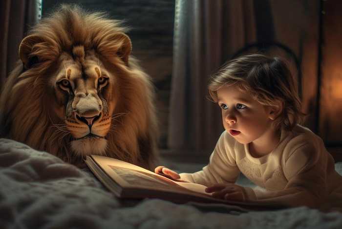 儿童睡前故事狮子咬人、儿童睡前故事狮子