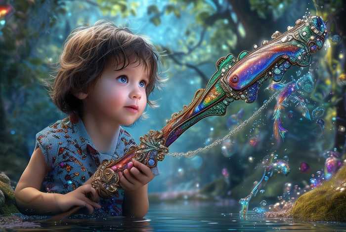 儿童故事神奇的鱼竿，神奇的钓鱼竿故事全文