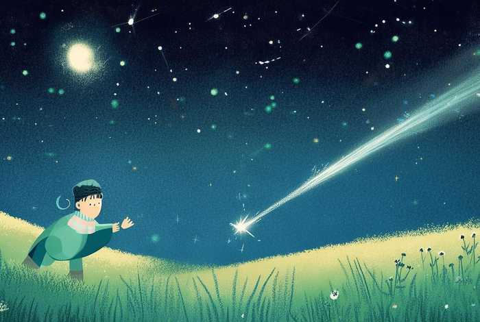 儿童故事流星的故事 - 关于流星的绘本故事