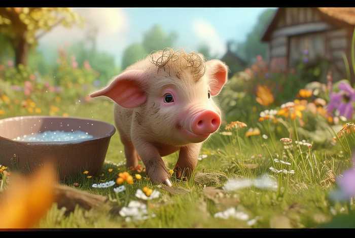 不洗澡的小猪故事；小猪不洗澡的故事教案