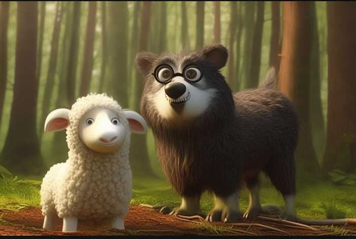 儿童故事大灰狼和羊，大灰狼和小羊故事视频