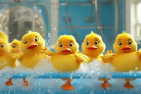 儿歌小鸭洗澡舞蹈视频（儿歌小鸭洗澡舞蹈视频教学）