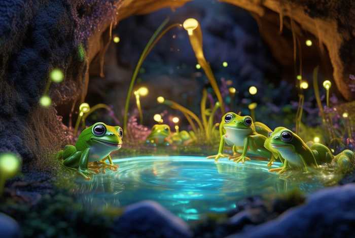 儿童故事井底的四只小青蛙（儿童睡前故事井底下的四只小青蛙）