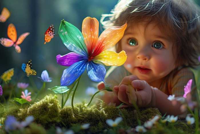 儿童故事七色花的故事（七色花的小故事）