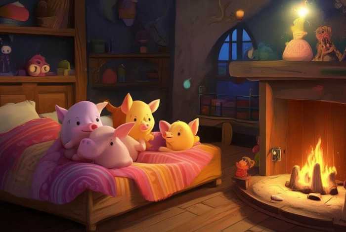 儿童睡前故事长篇版三只小猪 小儿故事睡前故事三只小猪