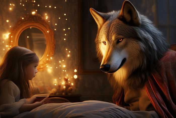 儿童睡前中文童话故事狼人公主、狼人的睡前故事