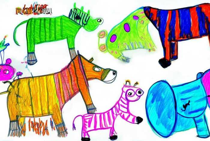 儿童简笔画；儿童简笔画入门动物0-3岁