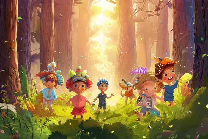 儿童故事大森林里的故事 - 大森林里的小伙伴幼儿故事