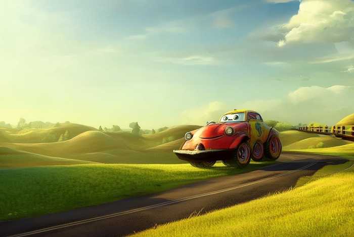 cars儿童故事 - car goes far故事