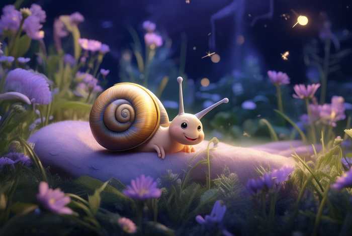 儿童睡前故事蜗牛的故事、蜗牛的睡前小故事