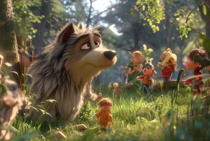 儿童故事关于狼的视频 - 关于狼的故事有哪些视频