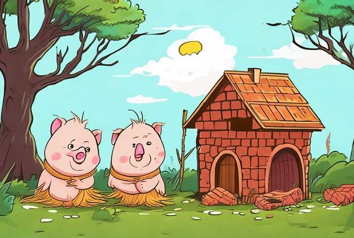 儿童故事三只小猪的故事、三只小猪的故事幼儿