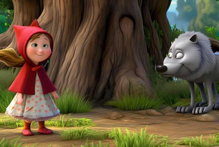 儿童故事小红帽和大灰狼、小红帽和大灰狼的故事幼儿